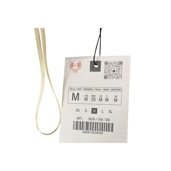 Zara Womens Midi Dress Size M Multicolor Geometric Cut Out 8626/159 NWT - Picture 10 of 13